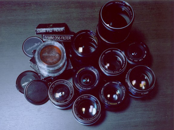 Minolta manual lenses